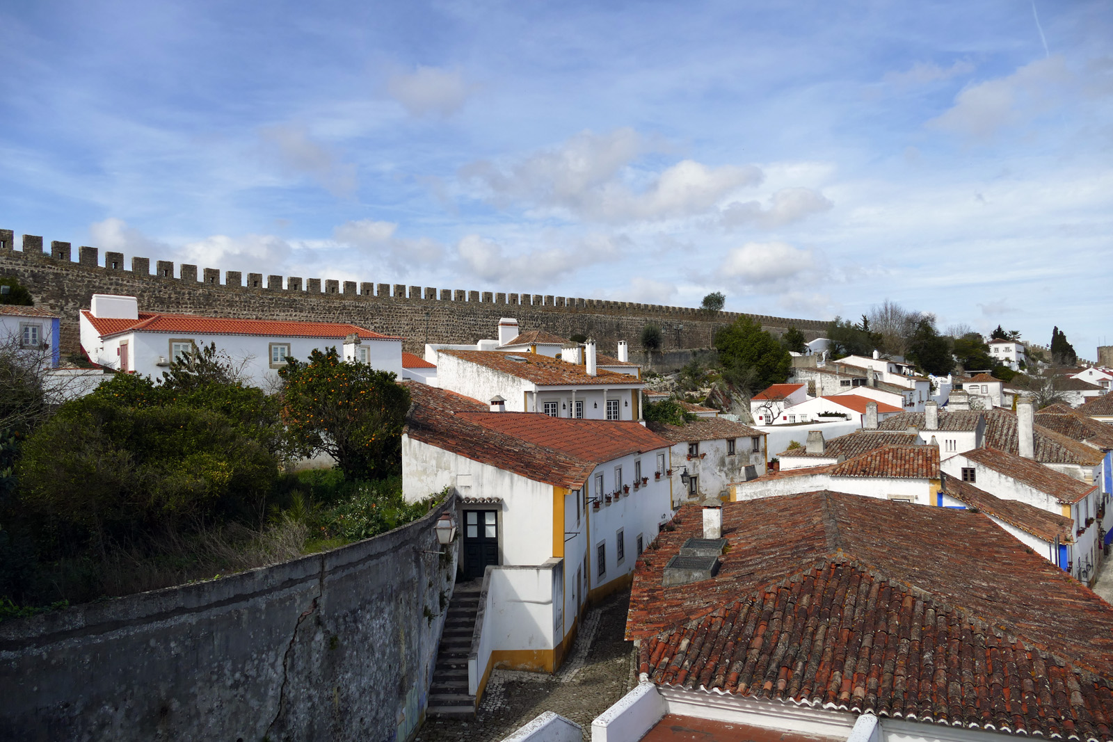 Obidos Stadtmauer